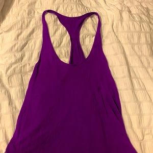 Breathable hip hop purple Lululemon tank top